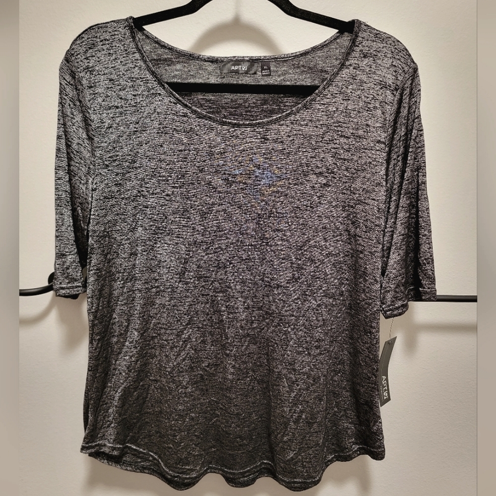 NWT Apt. 9 Essentials Black Marble